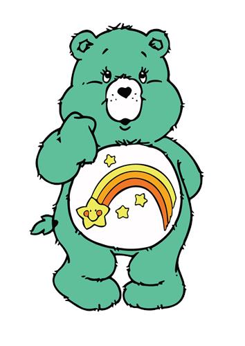 Glad Bamse med Regnbue