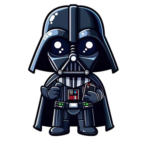 Kawaii Darth Vader Figur