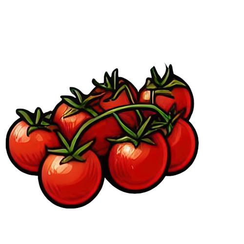 Frisk og saftig tomatbundt