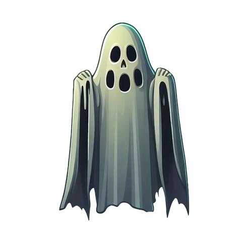 Skræmmende Spøgelse med Åbne Hænder