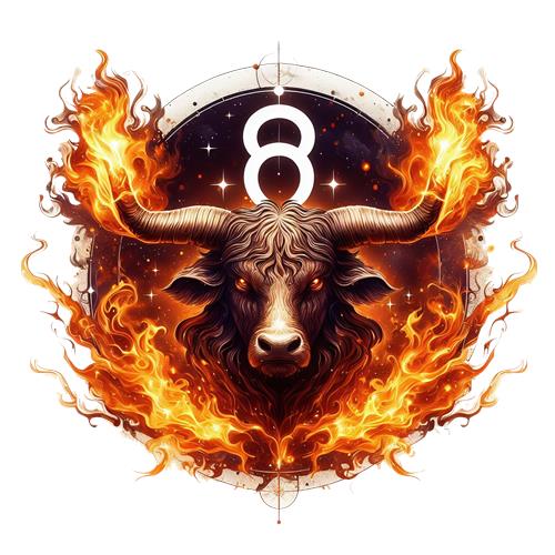 Brændende Tyr Symbol
