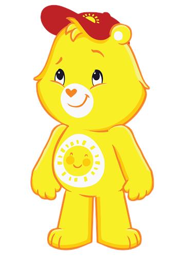 Glad Bamse med Kasket