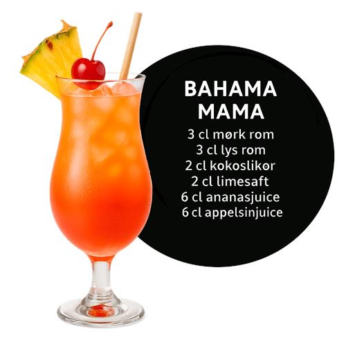 Bahama Mama Cocktail Opskrift