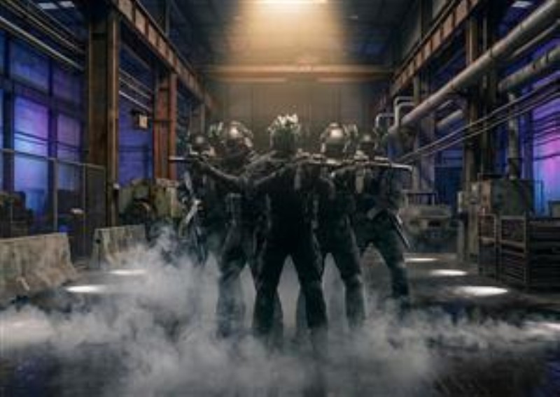 Dramatisk Taktisk Styrke - Oplev den intense atmosfære af en taktisk enhed i aktion. Med dramatiske lys og røg skaber dette værk en følelse af spænding og styrke, perfekt til at tilføje et kantet udtryk til dit rum.